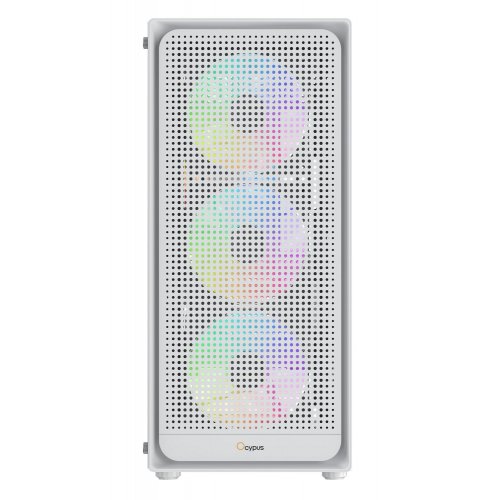 Корпус Ocypus Gamma C50 ARGB Tempered Glass без БП (GAMMA-C50-WHG400XX-GL) White купить в Украине: Киев, Днепр, Харьков, Одесса  | Проверка совместимости, низкая цена, отзывы, характеристики от TELEMART фото