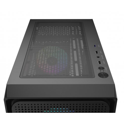 Корпус Ocypus Gamma C50 ARGB Tempered Glass без БП (GAMMA-C50-BKG400XX-GL) Black купить в Украине: Киев, Днепр, Харьков, Одесса  | Проверка совместимости, низкая цена, отзывы, характеристики от TELEMART фото