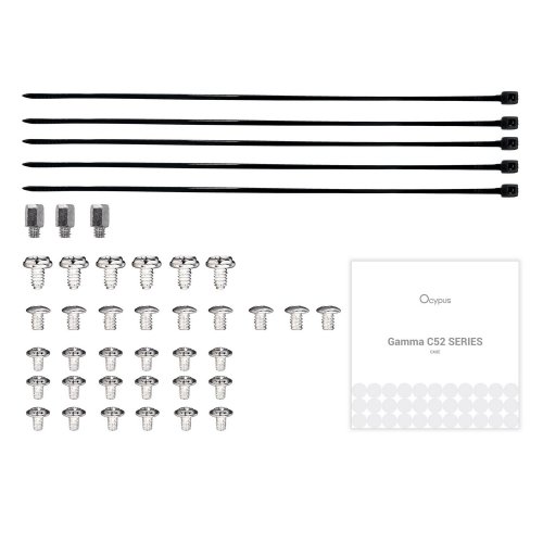 Корпус Ocypus Gamma C52 Tempered Glass без БП (GAMMA-C52-WHD000XX-GL) White купить в Украине: Киев, Днепр, Харьков, Одесса  | Проверка совместимости, низкая цена, отзывы, характеристики от TELEMART фото