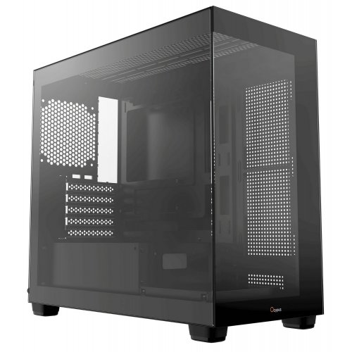 Корпус Ocypus Gamma C52 Tempered Glass без БП (GAMMA-C52-BKD000XX-GL) Black купить в Украине: Киев, Днепр, Харьков, Одесса  | Проверка совместимости, низкая цена, отзывы, характеристики от TELEMART фото