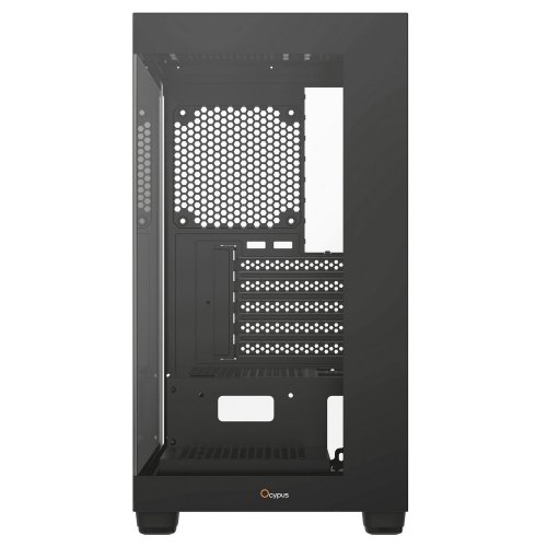 Корпус Ocypus Gamma C52 Tempered Glass без БП (GAMMA-C52-BKD000XX-GL) Black купить в Украине: Киев, Днепр, Харьков, Одесса  | Проверка совместимости, низкая цена, отзывы, характеристики от TELEMART фото