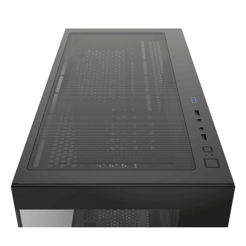 Корпус Ocypus Gamma C52 Tempered Glass без БП (GAMMA-C52-BKD000XX-GL) Black купить в Украине: Киев, Днепр, Харьков, Одесса  | Проверка совместимости, низкая цена, отзывы, характеристики от TELEMART фото