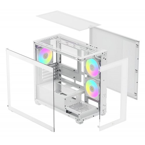 Корпус Ocypus Gamma C52 ARGB Tempered Glass без БЖ (GAMMA-C52-WHD300XX-GL) White купити в Україні: Київ, Львів, Хмельницький, Тернопіль | Перевірка сумісності, низька ціна, відгуки, характеристики від TELEMART фото