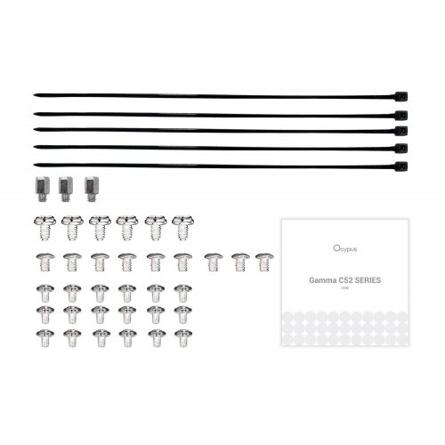 Корпус Ocypus Gamma C52 ARGB Tempered Glass без БЖ (GAMMA-C52-WHD300XX-GL) White купити в Україні: Київ, Львів, Хмельницький, Тернопіль | Перевірка сумісності, низька ціна, відгуки, характеристики від TELEMART фото