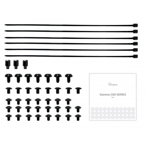 Корпус Ocypus Gamma C60 Tempered Glass без БЖ (GAMMA-C60-BKG000XX-GL) Black купити в Україні: Київ, Львів, Хмельницький, Тернопіль | Перевірка сумісності, низька ціна, відгуки, характеристики від TELEMART фото