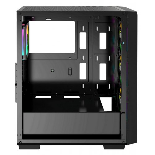 Корпус Ocypus Gamma C60 ARGB Tempered Glass без БП (GAMMA-C60-BKG400XX-GL) Black купить в Украине: Киев, Днепр, Харьков, Одесса  | Проверка совместимости, низкая цена, отзывы, характеристики от TELEMART фото