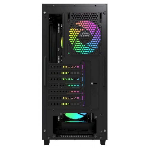 Корпус Ocypus Gamma C60 ARGB Tempered Glass без БП (GAMMA-C60-BKG400XX-GL) Black купить в Украине: Киев, Днепр, Харьков, Одесса  | Проверка совместимости, низкая цена, отзывы, характеристики от TELEMART фото
