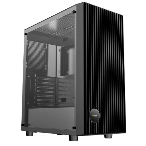 Корпус Ocypus Gamma C70 Tempered Glass без БП (GAMMA-C70-BKG000XX-GL) Black купить в Украине: Киев, Днепр, Харьков, Одесса  | Проверка совместимости, низкая цена, отзывы, характеристики от TELEMART фото