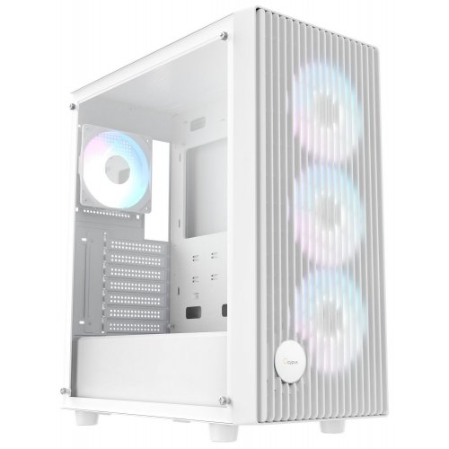 Корпус Ocypus Gamma C70 ARGB Tempered Glass без БЖ (GAMMA-C70-WHG400XX-GL) White купити в Україні: Київ, Львів, Хмельницький, Тернопіль | Перевірка сумісності, низька ціна, відгуки, характеристики від TELEMART фото