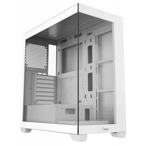 Корпус Ocypus Gamma C72 Tempered Glass без БП (GAMMA-C72-WHD000XX-GL) White купить в Украине: Киев, Днепр, Харьков, Одесса  | Проверка совместимости, низкая цена, отзывы, характеристики от TELEMART фото