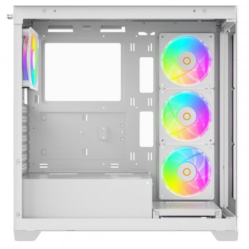 Корпус Ocypus Gamma C72 ARGB Tempered Glass без БЖ (GAMMA-C72-WHD400XX-GL) White купити в Україні: Київ, Львів, Хмельницький, Тернопіль | Перевірка сумісності, низька ціна, відгуки, характеристики від TELEMART фото