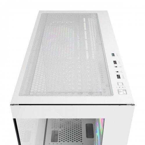 Корпус Ocypus Gamma C72 ARGB Tempered Glass без БЖ (GAMMA-C72-WHD400XX-GL) White купити в Україні: Київ, Львів, Хмельницький, Тернопіль | Перевірка сумісності, низька ціна, відгуки, характеристики від TELEMART фото