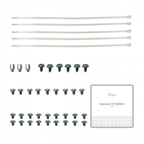 Корпус Ocypus Gamma C72 ARGB Tempered Glass без БЖ (GAMMA-C72-WHD400XX-GL) White купити в Україні: Київ, Львів, Хмельницький, Тернопіль | Перевірка сумісності, низька ціна, відгуки, характеристики від TELEMART фото