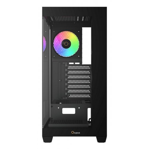 Корпус Ocypus Gamma C72 ARGB Tempered Glass без БЖ (GAMMA-C72-BKD400XX-GL) Black купити в Україні: Київ, Львів, Хмельницький, Тернопіль | Перевірка сумісності, низька ціна, відгуки, характеристики від TELEMART фото