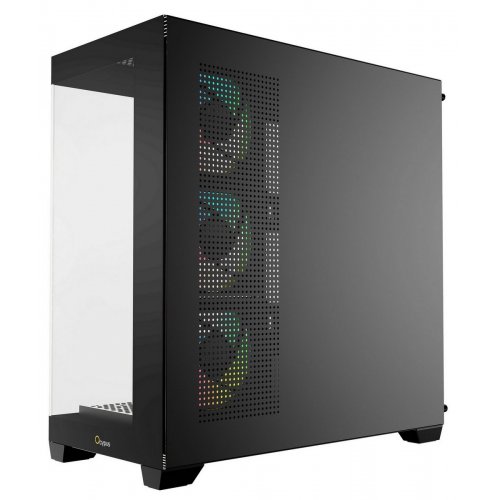 Корпус Ocypus Gamma C72 ARGB Tempered Glass без БЖ (GAMMA-C72-BKD400XX-GL) Black купити в Україні: Київ, Львів, Хмельницький, Тернопіль | Перевірка сумісності, низька ціна, відгуки, характеристики від TELEMART фото