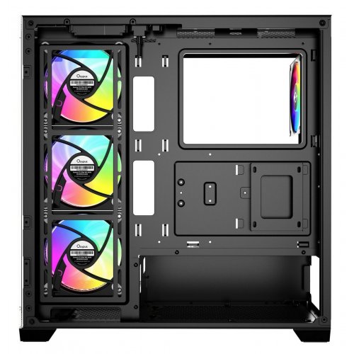 Корпус Ocypus Gamma C72 ARGB Tempered Glass без БЖ (GAMMA-C72-BKD400XX-GL) Black купити в Україні: Київ, Львів, Хмельницький, Тернопіль | Перевірка сумісності, низька ціна, відгуки, характеристики від TELEMART фото