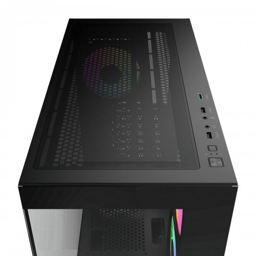 Корпус Ocypus Gamma C72 ARGB Tempered Glass без БЖ (GAMMA-C72-BKD400XX-GL) Black купити в Україні: Київ, Львів, Хмельницький, Тернопіль | Перевірка сумісності, низька ціна, відгуки, характеристики від TELEMART фото