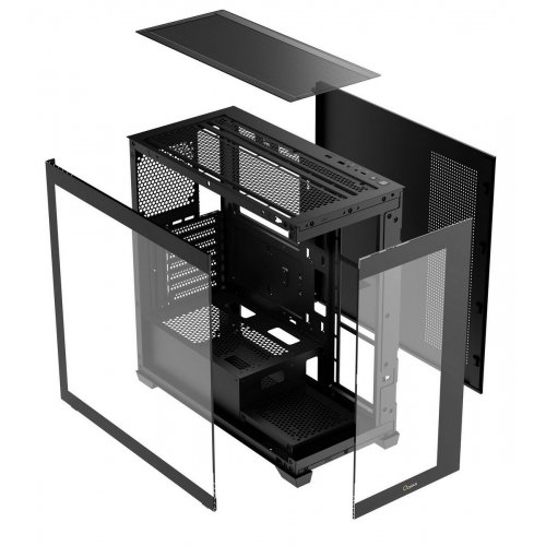 Корпус Ocypus Gamma C72 ARGB Tempered Glass без БЖ (GAMMA-C72-BKD400XX-GL) Black купити в Україні: Київ, Львів, Хмельницький, Тернопіль | Перевірка сумісності, низька ціна, відгуки, характеристики від TELEMART фото