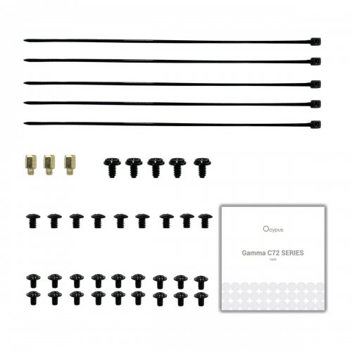 Корпус Ocypus Gamma C72 ARGB Tempered Glass без БЖ (GAMMA-C72-BKD400XX-GL) Black купити в Україні: Київ, Львів, Хмельницький, Тернопіль | Перевірка сумісності, низька ціна, відгуки, характеристики від TELEMART фото