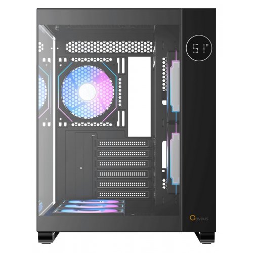 Корпус Ocypus Iota C70 ARGB Tempered Glass без БЖ (IOTA-C70-BKD600XX-GL) Black купити в Україні: Київ, Львів, Хмельницький, Тернопіль | Перевірка сумісності, низька ціна, відгуки, характеристики від TELEMART фото