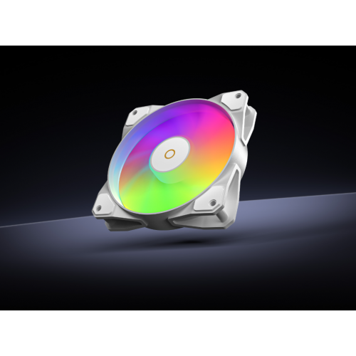 Кулер для корпуса Ocypus Beta F12 ARGB Reverse Blade (BETA-F12-WH1AM01X-GL) White купить в Украине: Киев, Днепр, Харьков, Одесса  | Проверка совместимости, низкая цена, отзывы, характеристики от TELEMART фото