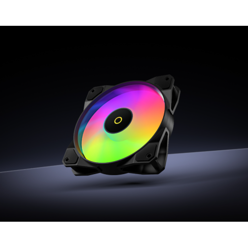 Кулер для корпуса Ocypus Beta F12 ARGB Reverse Blade (BETA-F12-BK1AM01X-GL) Black купить в Украине: Киев, Днепр, Харьков, Одесса  | Проверка совместимости, низкая цена, отзывы, характеристики от TELEMART фото