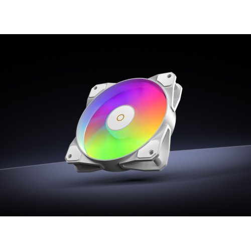 Кулер для корпуса Ocypus Beta F12 ARGB (BETA-F12-WH1AM00X-GL) White купить в Украине: Киев, Днепр, Харьков, Одесса  | Проверка совместимости, низкая цена, отзывы, характеристики от TELEMART фото