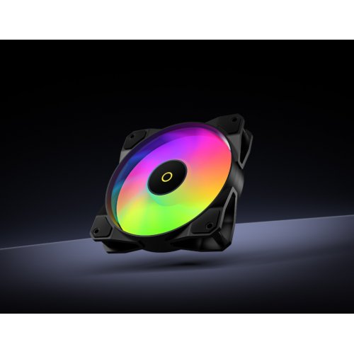 Кулер для корпуса Ocypus Beta F12 ARGB (BETA-F12-BK1AM00X-GL) Black купить в Украине: Киев, Днепр, Харьков, Одесса  | Проверка совместимости, низкая цена, отзывы, характеристики от TELEMART фото