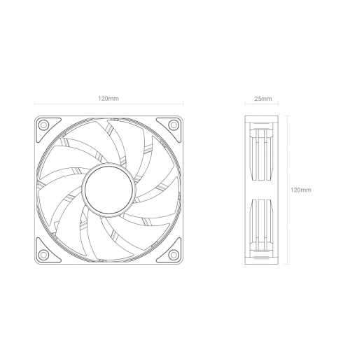 Кулер для корпуса Ocypus Gamma F12 (GAMMA-F12-WH1NN00X-GL) White купить в Украине: Киев, Днепр, Харьков, Одесса  | Проверка совместимости, низкая цена, отзывы, характеристики от TELEMART фото