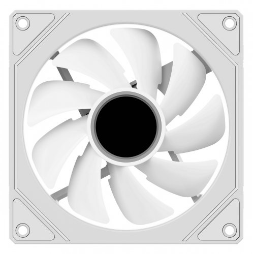 Кулер для корпуса Ocypus Gamma F12 ARGB (GAMMA-F12-WH1AM00X-GL) White купить в Украине: Киев, Днепр, Харьков, Одесса  | Проверка совместимости, низкая цена, отзывы, характеристики от TELEMART фото