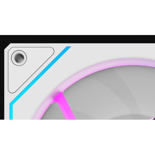 Кулер для корпуса Ocypus Gamma F12 ARGB (GAMMA-F12-WH1AM00X-GL) White купить в Украине: Киев, Днепр, Харьков, Одесса  | Проверка совместимости, низкая цена, отзывы, характеристики от TELEMART фото