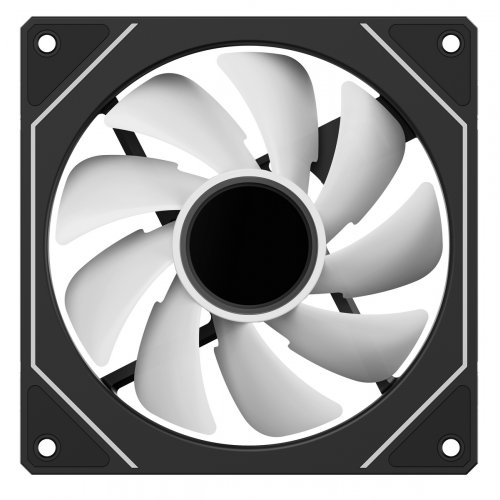 Кулер для корпуса Ocypus Gamma F12 ARGB (GAMMA-F12-BK1AM00X-GL) Black купить в Украине: Киев, Днепр, Харьков, Одесса  | Проверка совместимости, низкая цена, отзывы, характеристики от TELEMART фото