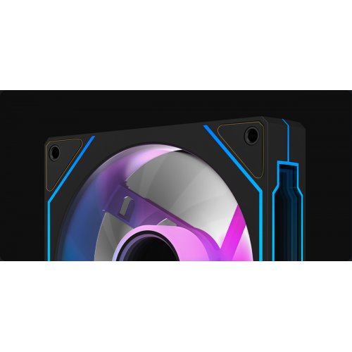 Кулер для корпуса Ocypus Gamma F12 ARGB (GAMMA-F12-BK1AM00X-GL) Black купить в Украине: Киев, Днепр, Харьков, Одесса  | Проверка совместимости, низкая цена, отзывы, характеристики от TELEMART фото