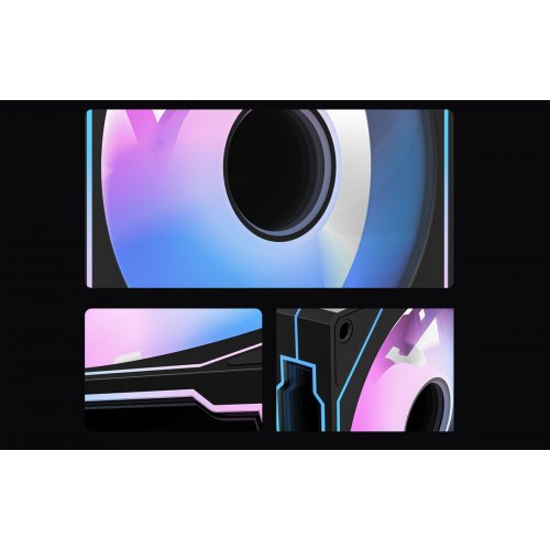 Кулер для корпуса Ocypus Gamma F12 ARGB (GAMMA-F12-BK1AM00X-GL) Black купить в Украине: Киев, Днепр, Харьков, Одесса  | Проверка совместимости, низкая цена, отзывы, характеристики от TELEMART фото