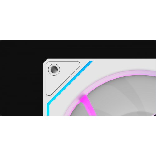 Кулер для корпуса Ocypus Gamma F12 ARGB Reverse Blade (GAMMA-F12-WH1AM01X-GL) White купить в Украине: Киев, Днепр, Харьков, Одесса  | Проверка совместимости, низкая цена, отзывы, характеристики от TELEMART фото