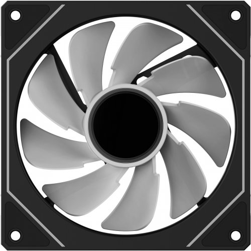 Кулер для корпуса Ocypus Gamma F12 ARGB Reverse Blade (GAMMA-F12-BK1AM01X-GL) Black купить в Украине: Киев, Днепр, Харьков, Одесса  | Проверка совместимости, низкая цена, отзывы, характеристики от TELEMART фото