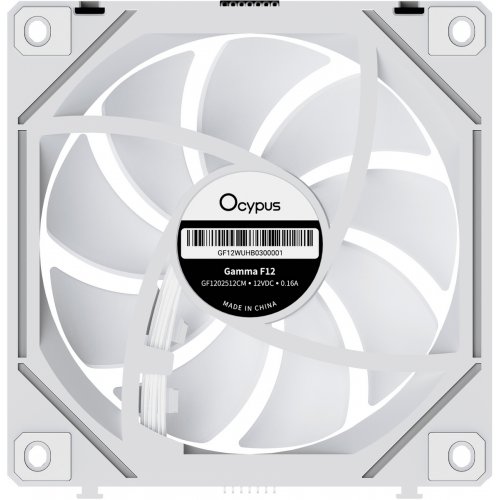 Набор кулеров для корпуса Ocypus Gamma F12 UNI ARGB 3 in 1 (GAMMA-F12-WH3AM00U-GL) White купить в Украине: Киев, Днепр, Харьков, Одесса  | Проверка совместимости, низкая цена, отзывы, характеристики от TELEMART фото