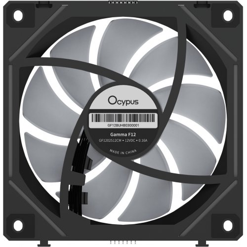 Набор кулеров для корпуса Ocypus Gamma F12 UNI ARGB 3 in 1 (GAMMA-F12-BK3AM00U-GL) Black купить в Украине: Киев, Днепр, Харьков, Одесса  | Проверка совместимости, низкая цена, отзывы, характеристики от TELEMART фото