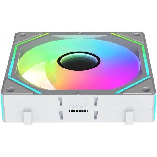 Набор кулеров для корпуса Ocypus Gamma F12 UNI ARGB Reverse Blade 3 in 1 (GAMMA-F12-WH3AM01U-GL) White купить в Украине: Киев, Днепр, Харьков, Одесса  | Проверка совместимости, низкая цена, отзывы, характеристики от TELEMART фото