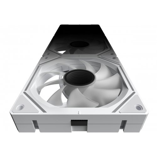 Набор кулеров для корпуса Ocypus Gamma F12 UNI ARGB Reverse Blade 3 in 1 (GAMMA-F12-WH3AM01U-GL) White купить в Украине: Киев, Днепр, Харьков, Одесса  | Проверка совместимости, низкая цена, отзывы, характеристики от TELEMART фото