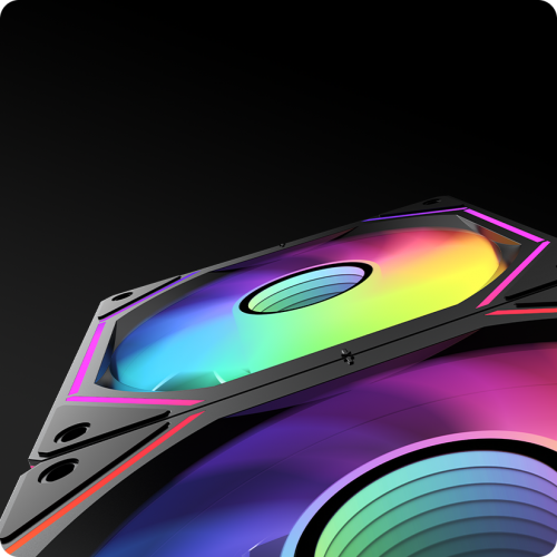 Набор кулеров для корпуса Ocypus Gamma F12 UNI ARGB Reverse Blade 3 in 1 (GAMMA-F12-BK3AM01U-GL) Black купить в Украине: Киев, Днепр, Харьков, Одесса  | Проверка совместимости, низкая цена, отзывы, характеристики от TELEMART фото