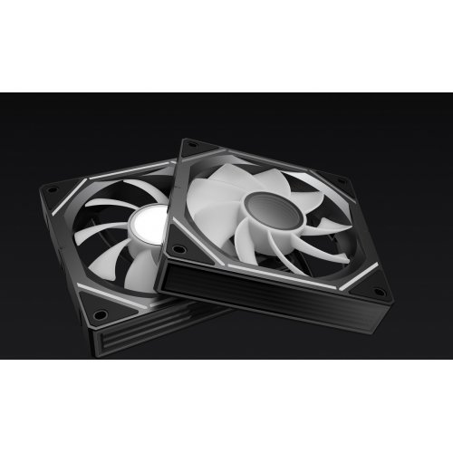 Набор кулеров для корпуса Ocypus Gamma F12 UNI ARGB Reverse Blade 3 in 1 (GAMMA-F12-BK3AM01U-GL) Black купить в Украине: Киев, Днепр, Харьков, Одесса  | Проверка совместимости, низкая цена, отзывы, характеристики от TELEMART фото