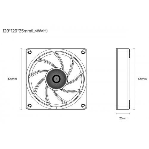 Набор кулеров для корпуса Ocypus Gamma F12 Elite ARGB Reverse Blade 3 in 1 (GAMMA-F12-WH3AM01E-GL) White купить в Украине: Киев, Днепр, Харьков, Одесса  | Проверка совместимости, низкая цена, отзывы, характеристики от TELEMART фото
