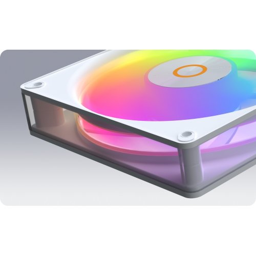 Набор кулеров для корпуса Ocypus Gamma F12 Elite ARGB Reverse Blade 3 in 1 (GAMMA-F12-WH3AM01E-GL) White купить в Украине: Киев, Днепр, Харьков, Одесса  | Проверка совместимости, низкая цена, отзывы, характеристики от TELEMART фото