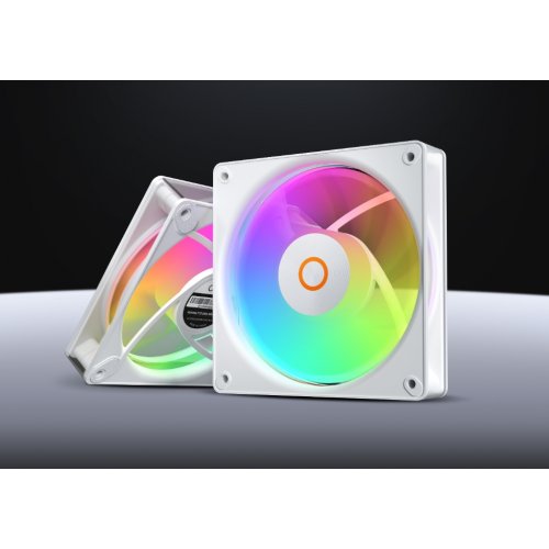 Кулер для корпуса Ocypus Gamma F12 Elite ARGB Reverse Blade (GAMMA-F12-WH1AM01E-GL) White купить в Украине: Киев, Днепр, Харьков, Одесса  | Проверка совместимости, низкая цена, отзывы, характеристики от TELEMART фото