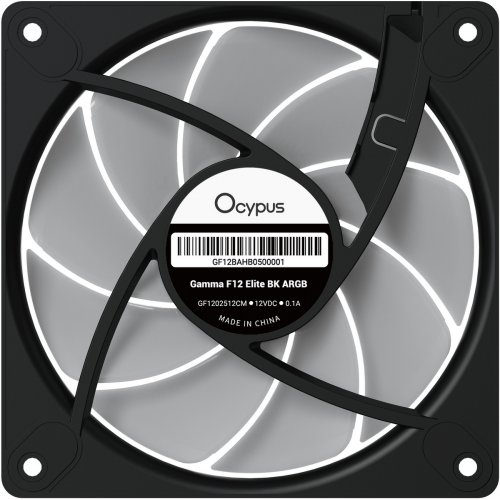Набор кулеров для корпуса Ocypus Gamma F12 Elite ARGB 3 in 1 (GAMMA-F12-BK3AM00E-GL) Black купить в Украине: Киев, Днепр, Харьков, Одесса  | Проверка совместимости, низкая цена, отзывы, характеристики от TELEMART фото