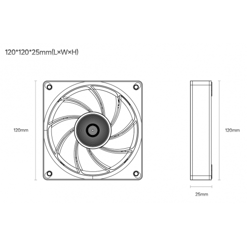Кулер для корпуса Ocypus Gamma F12 Elite ARGB (GAMMA-F12-WH1AM00E-GL) White купить в Украине: Киев, Днепр, Харьков, Одесса  | Проверка совместимости, низкая цена, отзывы, характеристики от TELEMART фото