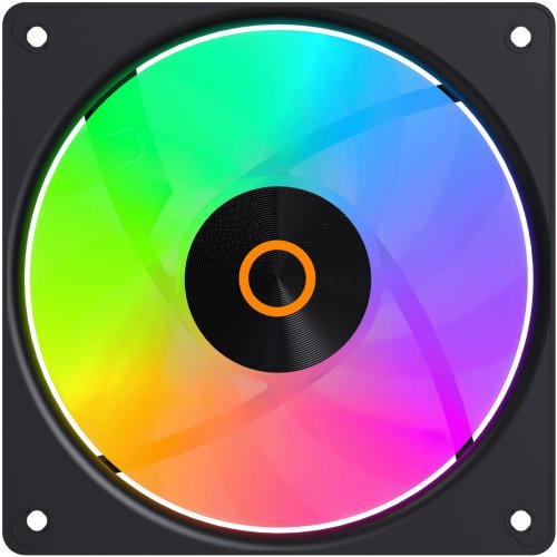 Кулер для корпуса Ocypus Gamma F12 Elite ARGB (GAMMA-F12-BK1AM00E-GL) Black купить в Украине: Киев, Днепр, Харьков, Одесса  | Проверка совместимости, низкая цена, отзывы, характеристики от TELEMART фото