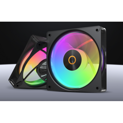 Кулер для корпуса Ocypus Gamma F12 Elite ARGB (GAMMA-F12-BK1AM00E-GL) Black купить в Украине: Киев, Днепр, Харьков, Одесса  | Проверка совместимости, низкая цена, отзывы, характеристики от TELEMART фото