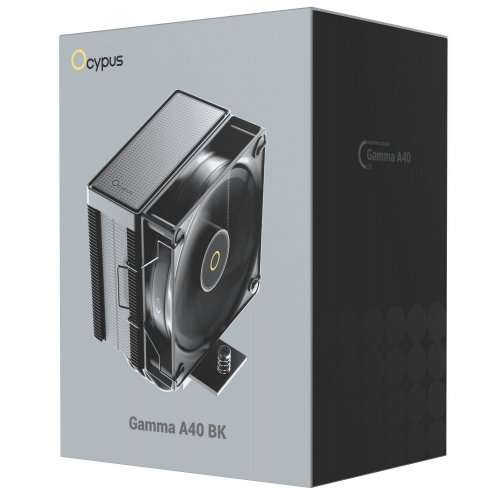 Кулер Ocypus Gamma A40 (GAMMA-A40-BK1NNWN00X-GL) Black купить в Украине: Киев, Днепр, Харьков, Одесса  | Проверка совместимости, низкая цена, отзывы, характеристики от TELEMART фото